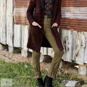 Peruvian Connection Green Cinched Cuff with Buckle Pants Size 12